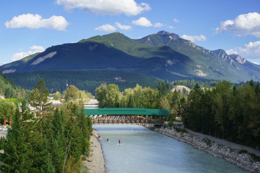Kicking Horse Pedestrian Bridge